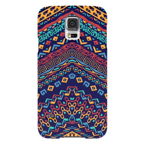 Заказать чехол для Samsung в Москве. Чехол для Samsung Galaxy S5 Узорный от BeliySlon - готовые дизайны и нанесение принтов.