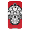 Заказать чехол для Samsung в Москве. Чехол для Samsung Galaxy S5 Santa Muerte skull от scoopysmith - готовые дизайны и нанесение принтов.