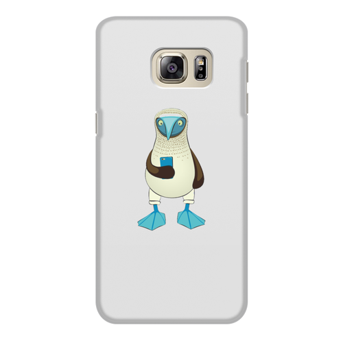 Заказать чехол для Samsung Galaxy S6/S6 Edge в Москве. Чехол для Samsung Galaxy S6, объёмная печать Blue-footed booby от sonlir - готовые дизайны и нанесение принтов.
