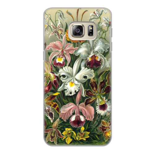 Заказать чехол для Samsung Galaxy S6/S6 Edge в Москве. Чехол для Samsung Galaxy S6, объёмная печать Орхидеи (Orchideae, Ernst Haeckel) от Apfelbaum - готовые дизайны и нанесение принтов.