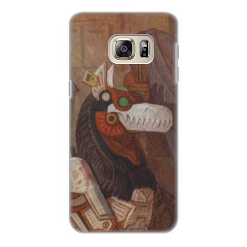 Заказать чехол для Samsung Galaxy S6/S6 Edge в Москве. Чехол для Samsung Galaxy S6, объёмная печать Робот - волк от unitanightroud@mail.ru - готовые дизайны и нанесение принтов.