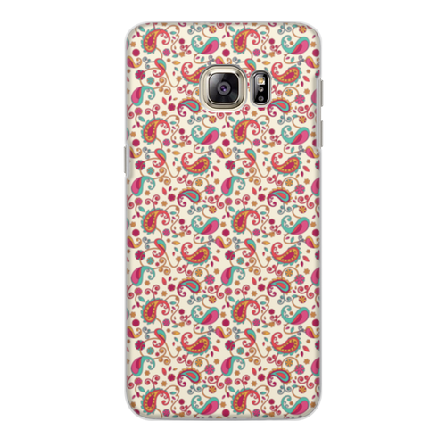 Заказать чехол для Samsung Galaxy S6/S6 Edge в Москве. Чехол для Samsung Galaxy S6, объёмная печать Пейсли (Яркий) от Аня Лукьянова - готовые дизайны и нанесение принтов.