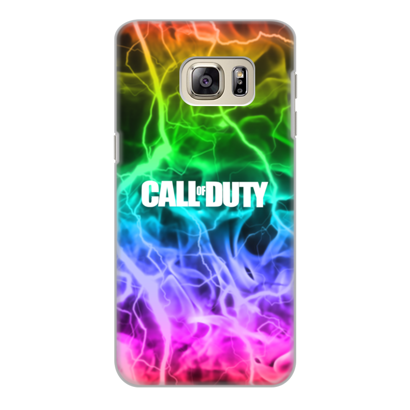 Printio Чехол для Samsung Galaxy S6 Edge, объёмная печать Call of duty