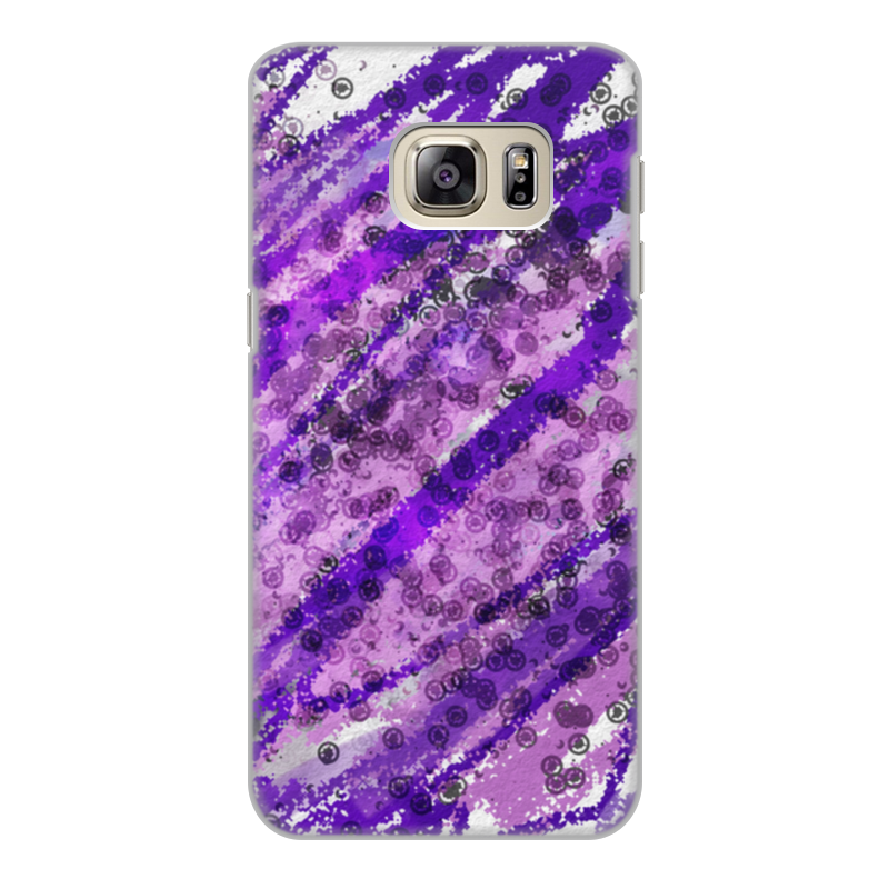 Printio Чехол для Samsung Galaxy S6 Edge, объёмная печать Фиолет. printio чехол для samsung galaxy s6 edge объёмная печать без ума от цветов
