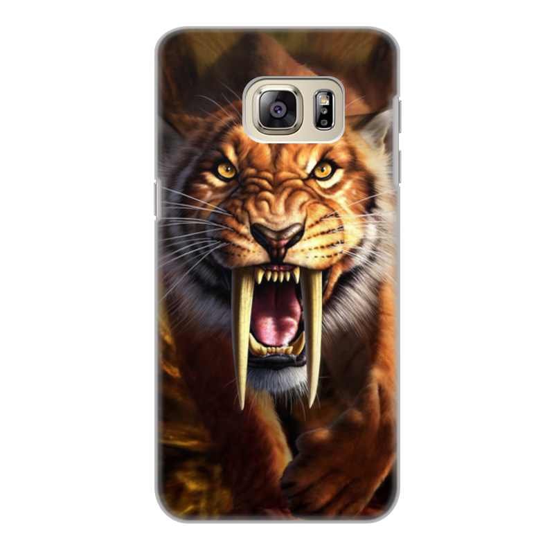 Printio Чехол для Samsung Galaxy S6 Edge, объёмная печать Тигры фэнтези printio чехол для samsung galaxy s6 edge объёмная печать тигры фэнтези