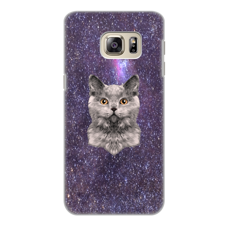 Printio Чехол для Samsung Galaxy S6 Edge, объёмная печать Котик printio чехол для samsung galaxy s6 edge объёмная печать dabbing cat