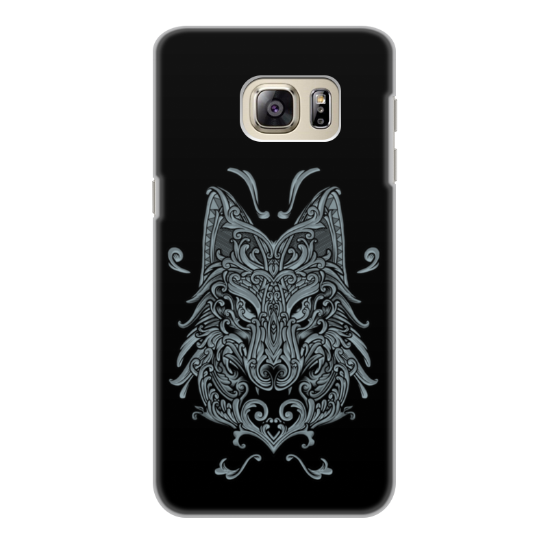 Printio Чехол для Samsung Galaxy S6 Edge, объёмная печать Узорный волк printio чехол для samsung galaxy s7 объёмная печать узорный волк