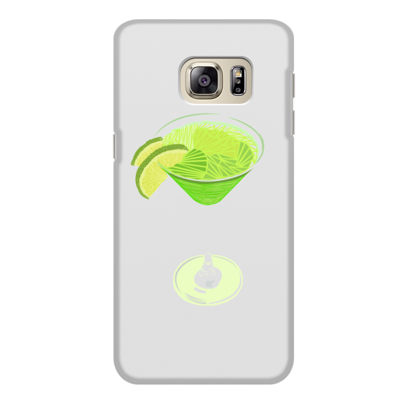 Printio Чехол для Samsung Galaxy S6 Edge, объёмная печать Цитрусовый коктейль