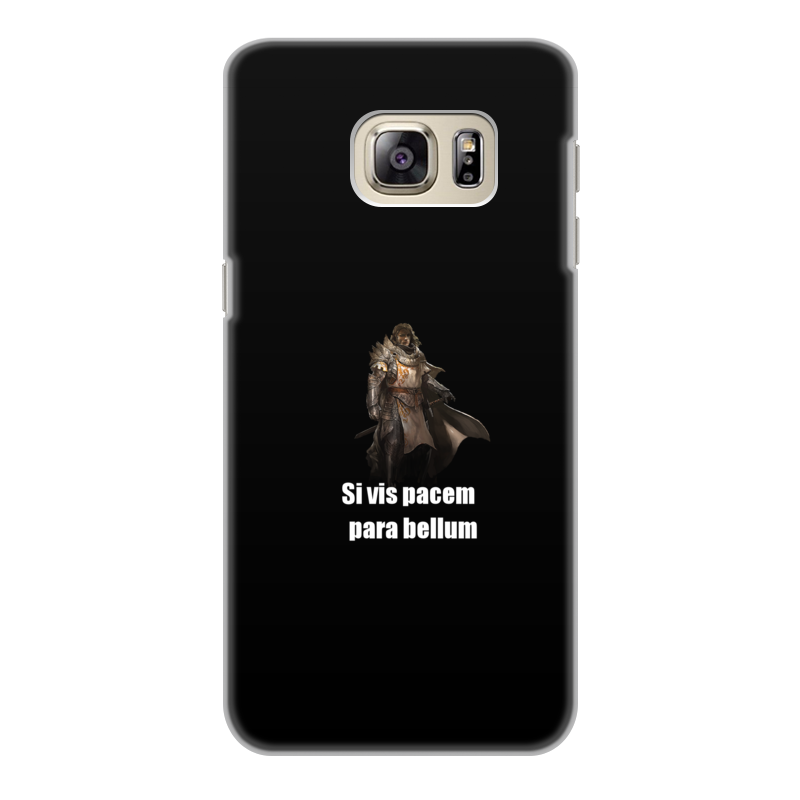 Printio Чехол для Samsung Galaxy S6 Edge, объёмная печать Хочешь мира - готовься к войне