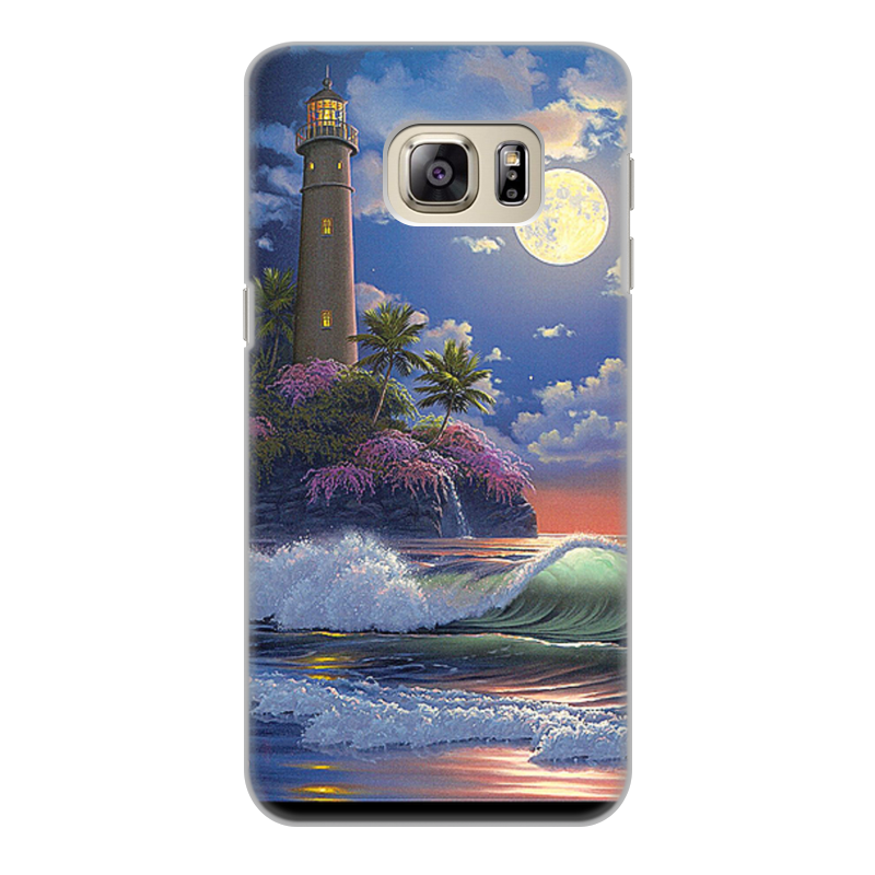 Printio Чехол для Samsung Galaxy S6 Edge, объёмная печать Маяк. экзотика printio чехол для samsung galaxy s6 edge объёмная печать маяк экзотика