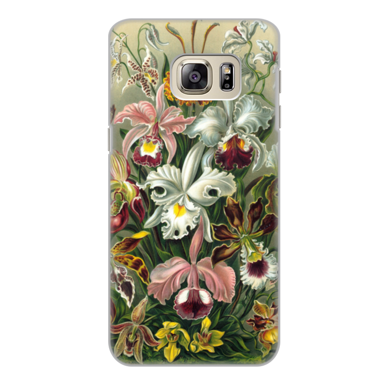 Printio Чехол для Samsung Galaxy S6 Edge, объёмная печать Орхидеи (orchideae, ernst haeckel) printio чехол для samsung galaxy s8 объёмная печать орхидеи orchideae ernst haeckel