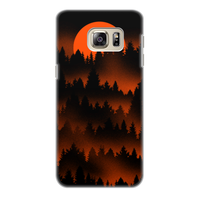 Printio Чехол для Samsung Galaxy S6 Edge, объёмная печать Зоря на лесом printio чехол для samsung galaxy s7 edge объёмная печать зоря на лесом
