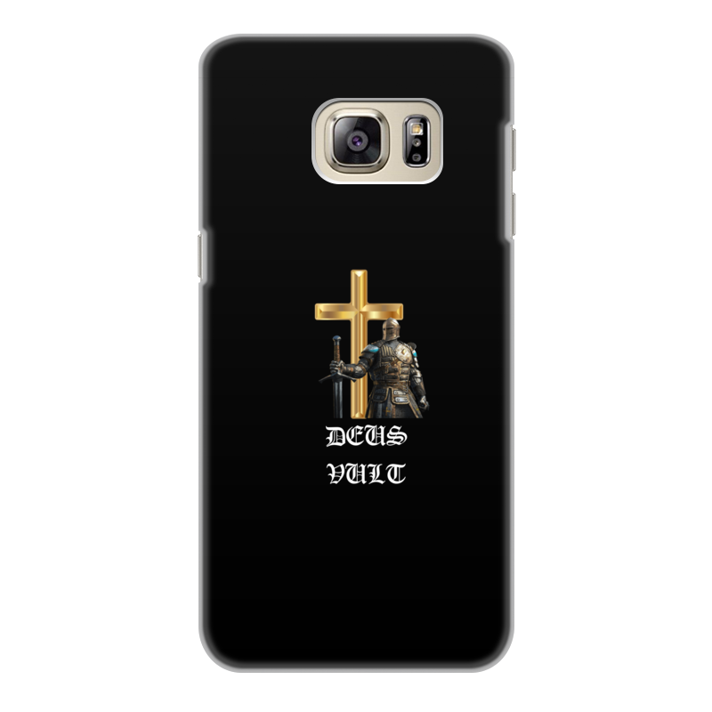Printio Чехол для Samsung Galaxy S6 Edge, объёмная печать Deus vult. крестоносцы