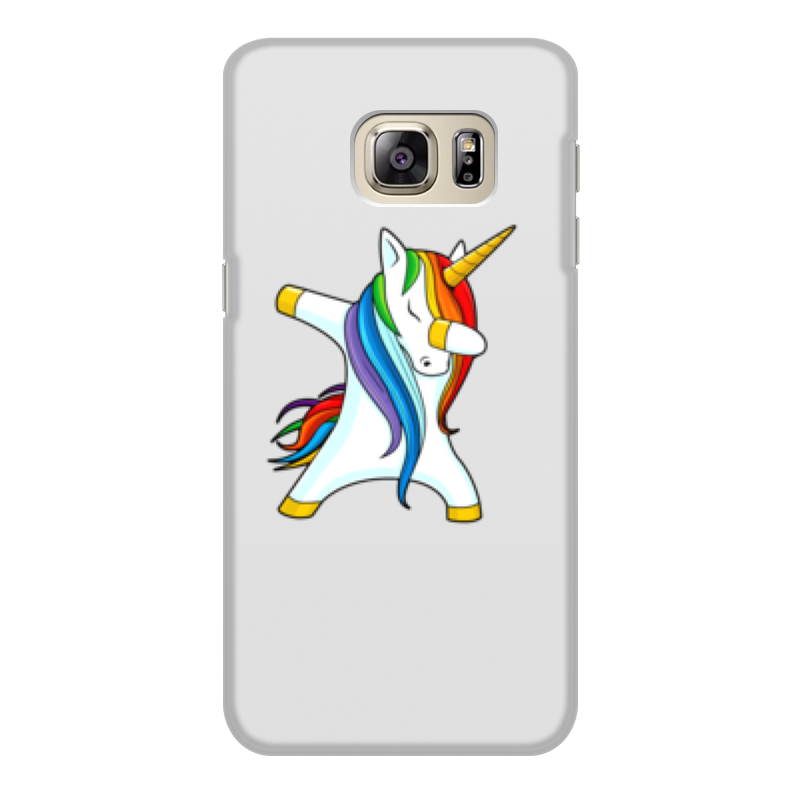 Printio Чехол для Samsung Galaxy S6 Edge, объёмная печать Dab unicorn printio чехол для samsung galaxy note 2 dab unicorn