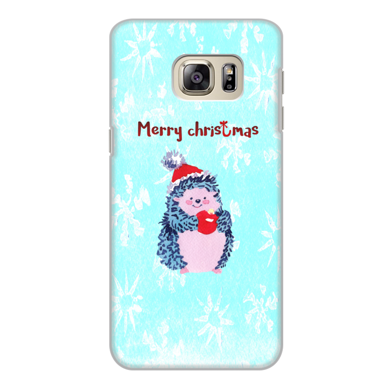 Printio Чехол для Samsung Galaxy S6 Edge, объёмная печать Christmas