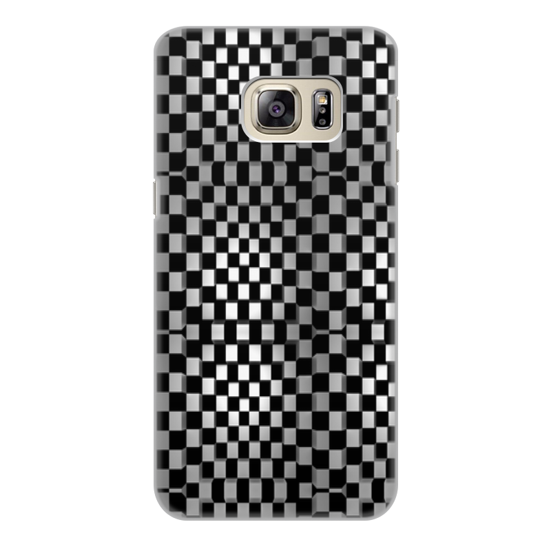 цена Printio Чехол для Samsung Galaxy S6 Edge, объёмная печать Квадраты