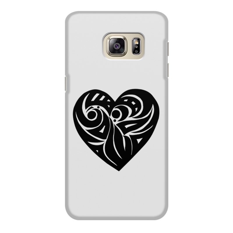 Printio Чехол для Samsung Galaxy S6 Edge, объёмная печать Полинезийское сердце printio чехол для samsung galaxy s6 edge объёмная печать огненное сердце