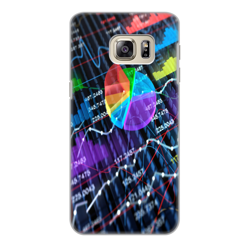 Printio Чехол для Samsung Galaxy S6 Edge, объёмная печать Диаграмма фото