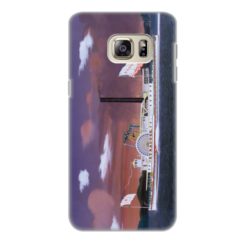 Printio Чехол для Samsung Galaxy S6 Edge, объёмная печать Пароход syracuse (джеймс бард)