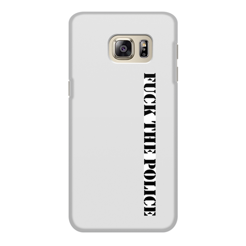 Printio Чехол для Samsung Galaxy S6 Edge, объёмная печать Fuck you police