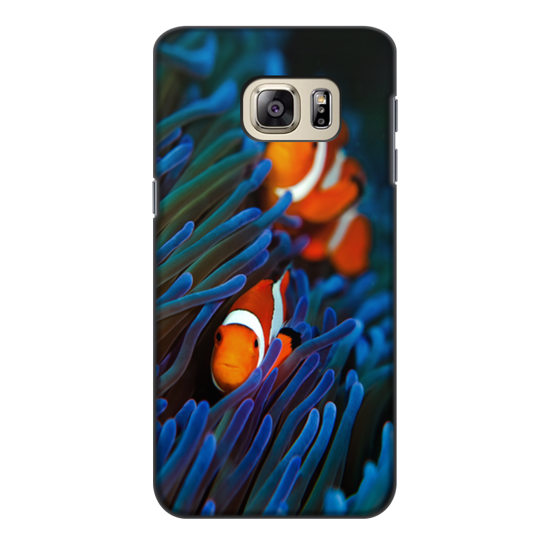 Printio Чехол для Samsung Galaxy S6 Edge, объёмная печать Семейка клоунфиш printio чехол для samsung galaxy s6 edge объёмная печать бескрайнее море