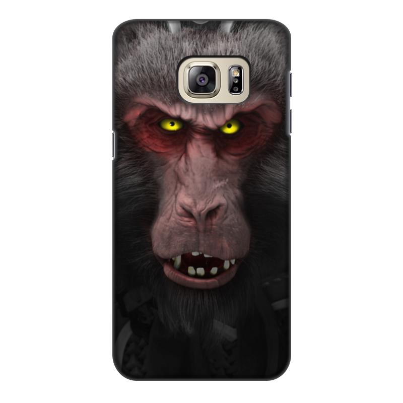Printio Чехол для Samsung Galaxy S6 Edge, объёмная печать Царь обезьян printio чехол для samsung galaxy s8 объёмная печать царь обезьян