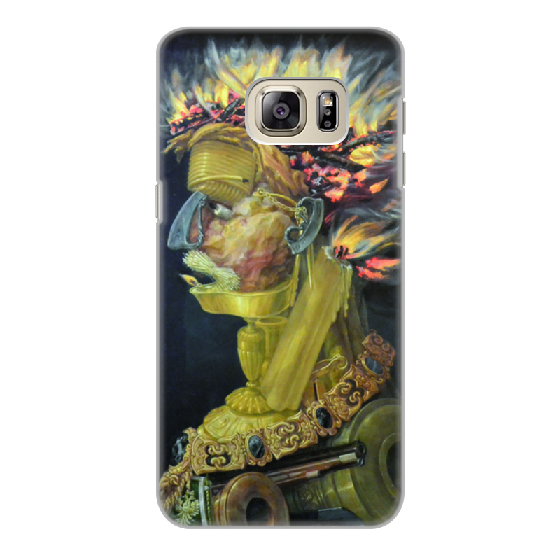 Printio Чехол для Samsung Galaxy S6 Edge, объёмная печать Огонь (картина джузеппе арчимбольдо) printio чехол для samsung galaxy s8 plus объёмная печать огонь картина джузеппе арчимбольдо