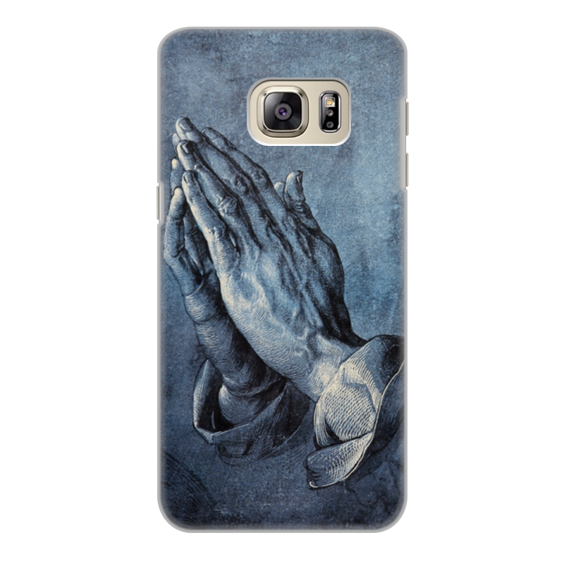 Printio Чехол для Samsung Galaxy S6 Edge, объёмная печать Руки молящегося (альбрехт дюрер) printio чехол для samsung galaxy s8 plus объёмная печать руки молящегося альбрехт дюрер