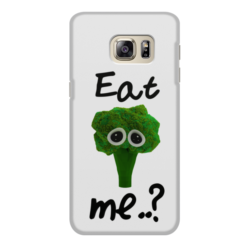 Printio Чехол для Samsung Galaxy S6 Edge, объёмная печать Eat me..? printio чехол для samsung galaxy note 2 eat me