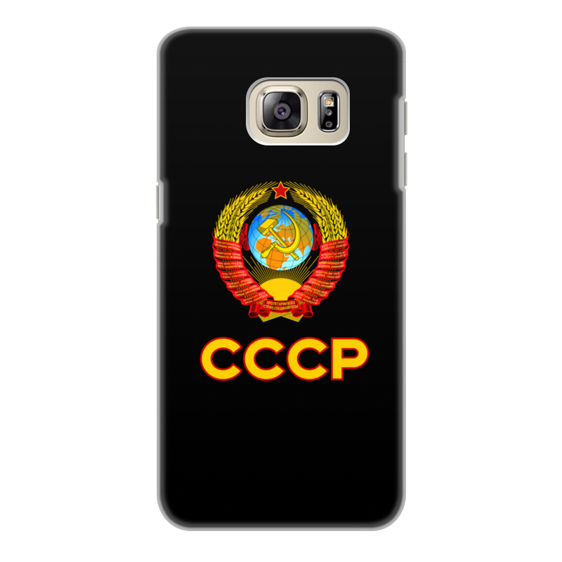 цена Printio Чехол для Samsung Galaxy S6 Edge, объёмная печать Советский союз