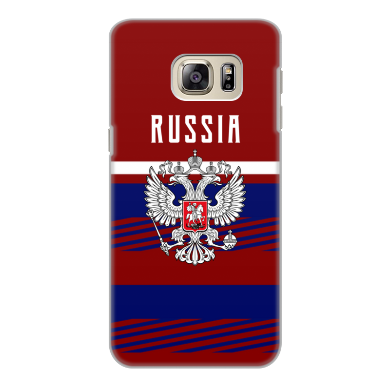 Printio Чехол для Samsung Galaxy S6 Edge, объёмная печать Russia