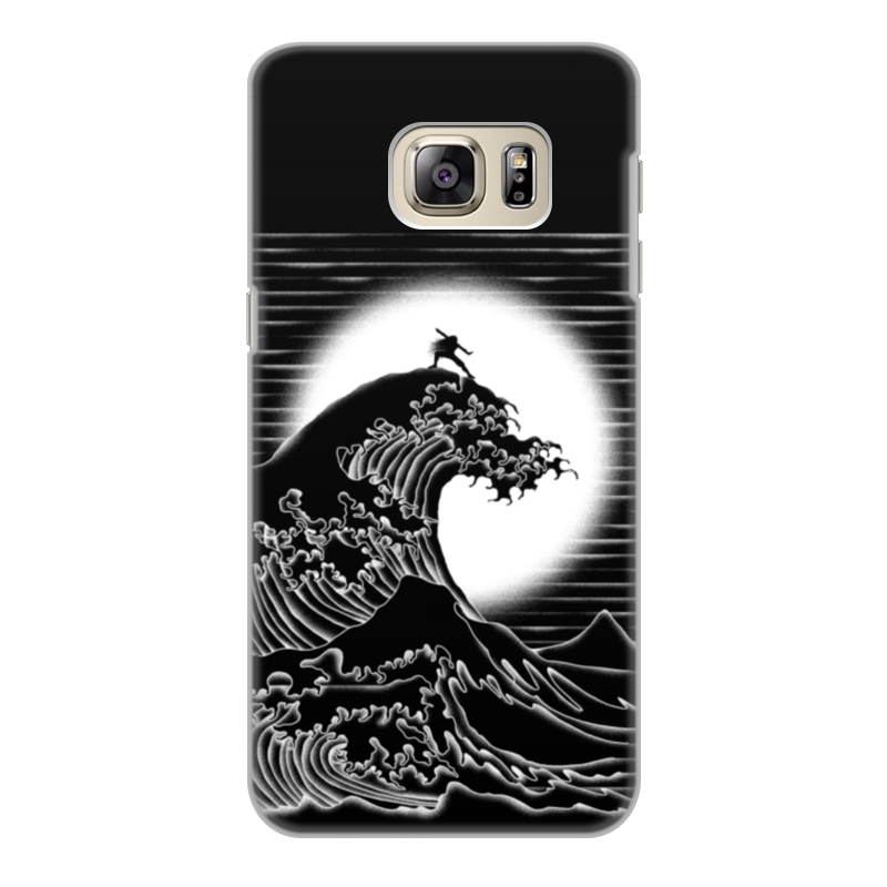 Printio Чехол для Samsung Galaxy S6 Edge, объёмная печать Наездник волны