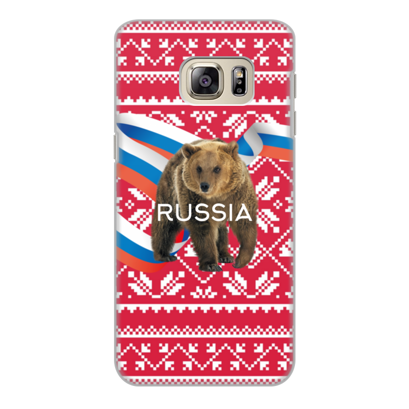 цена Printio Чехол для Samsung Galaxy S6 Edge, объёмная печать Russia
