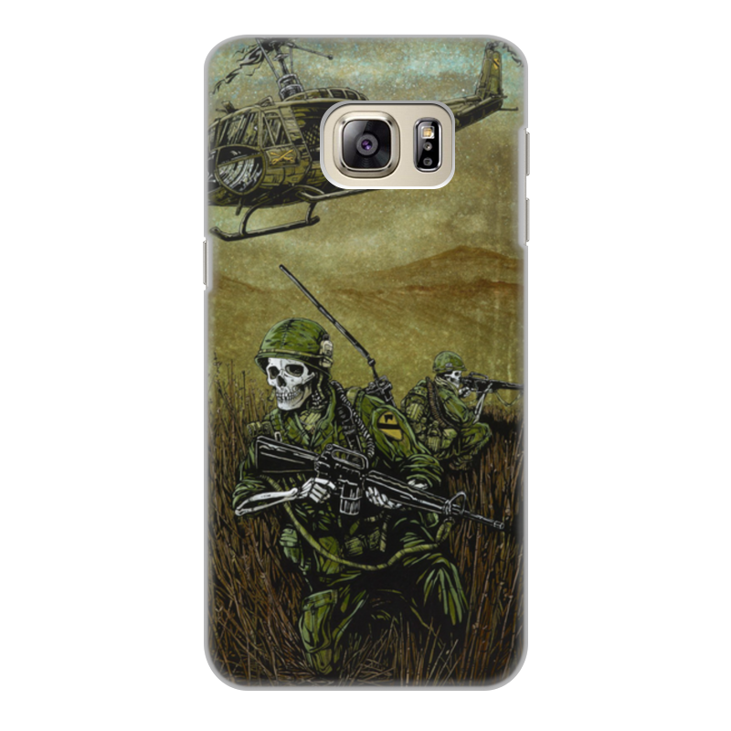Printio Чехол для Samsung Galaxy S6 Edge, объёмная печать Война
