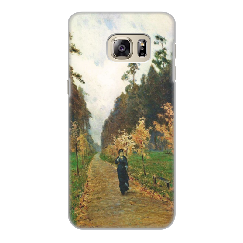 Printio Чехол для Samsung Galaxy S6 Edge, объёмная печать Осенний день. сокольники (левитан)