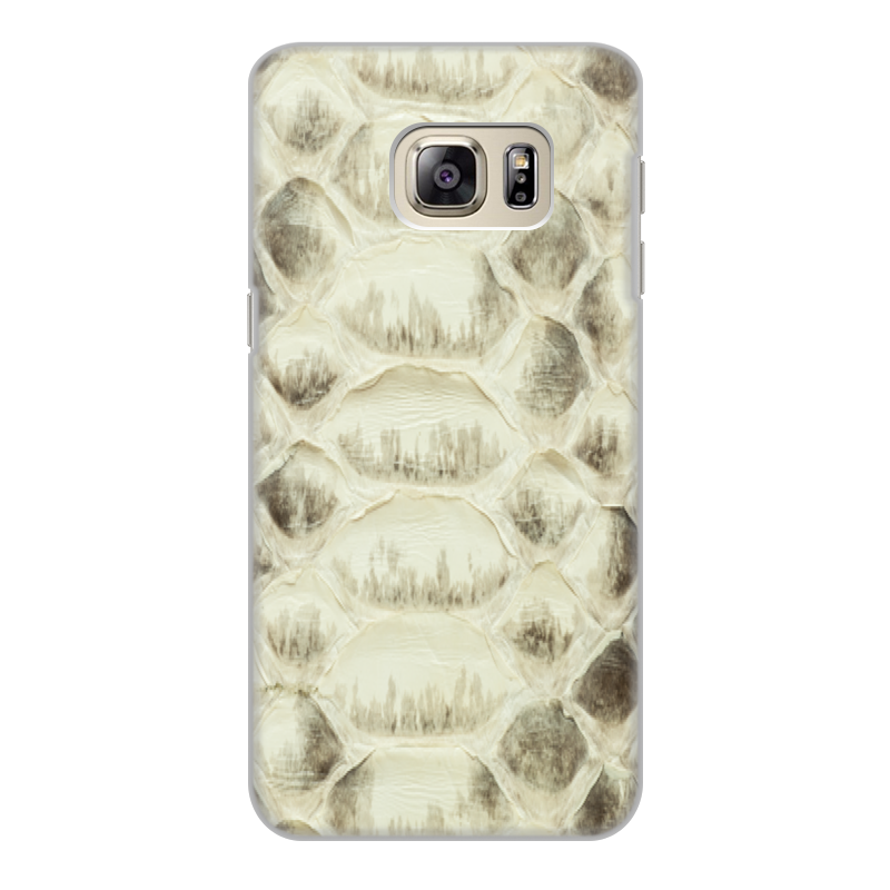 Printio Чехол для Samsung Galaxy S6 Edge, объёмная печать Кожа змеи printio чехол для samsung galaxy s6 edge объёмная печать пёстрый медведь
