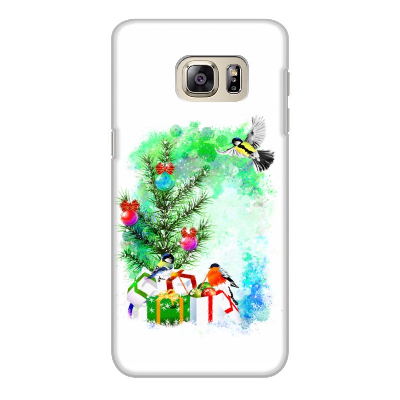 Printio Чехол для Samsung Galaxy S6 Edge, объёмная печать Новогоднее настроение. жидкий чехол с блестками олени с подарками на samsung galaxy a8 самсунг галакси а8 плюс 2018