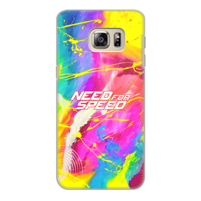 Printio Чехол для Samsung Galaxy S6 Edge, объёмная печать Need for speed