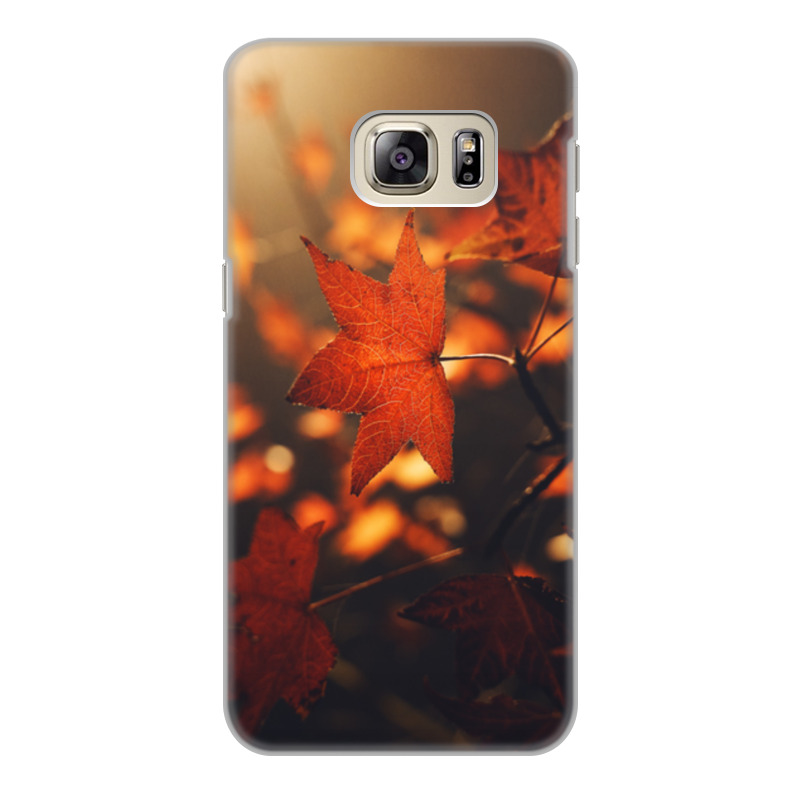 Printio Чехол для Samsung Galaxy S6 Edge, объёмная печать Осень