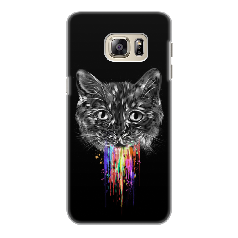Printio Чехол для Samsung Galaxy S6 Edge, объёмная печать Радужный кот printio чехол для samsung galaxy s6 edge объёмная печать радужный кот