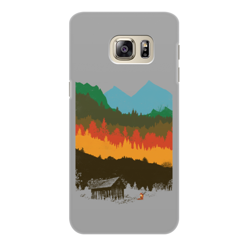 Printio Чехол для Samsung Galaxy S6 Edge, объёмная печать Дикая природа printio чехол для samsung galaxy s7 объёмная печать зоря на лесом