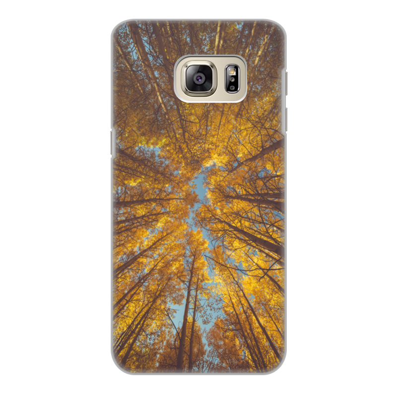 Printio Чехол для Samsung Galaxy S6 Edge, объёмная печать Осень