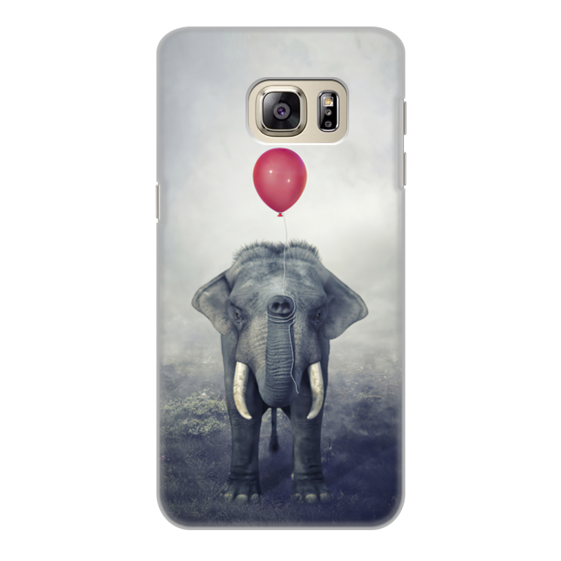 Printio Чехол для Samsung Galaxy S6 Edge, объёмная печать Красный шар и слон printio чехол для samsung galaxy s6 edge объёмная печать красный шар и слон
