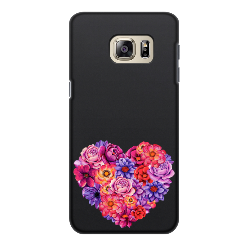 Printio Чехол для Samsung Galaxy S6 Edge, объёмная печать Сердце
