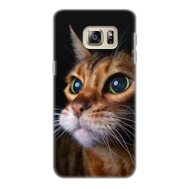 Printio Чехол для Samsung Galaxy S6 Edge, объёмная печать Кошки. магия красоты цена и фото