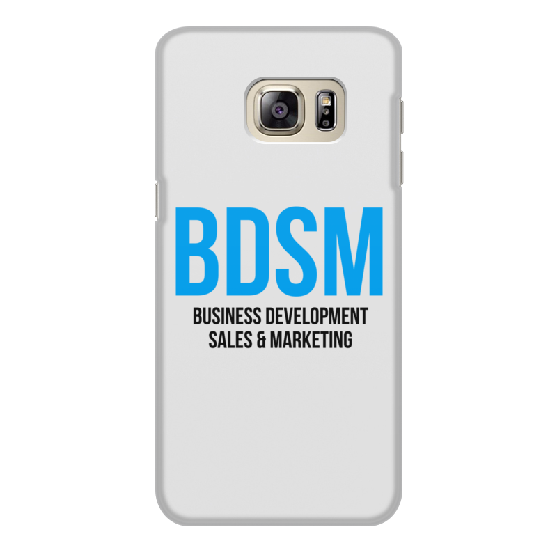 Printio Чехол для Samsung Galaxy S6 Edge, объёмная печать Bdsm - business development, sales & marketing