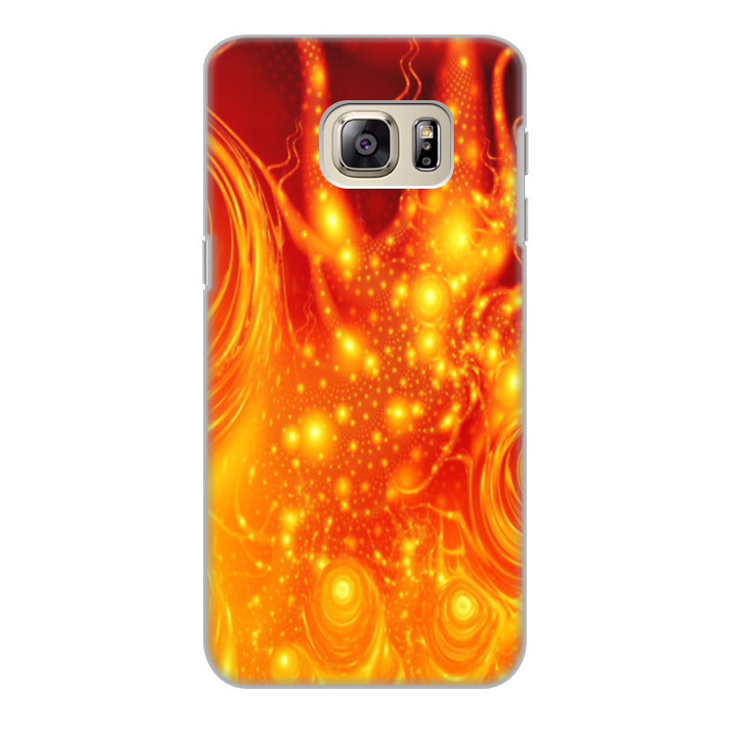 цена Printio Чехол для Samsung Galaxy S6 Edge, объёмная печать Узор красок