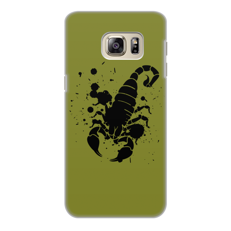 Printio Чехол для Samsung Galaxy S6 Edge, объёмная печать Скорпион (24.10-21.11)