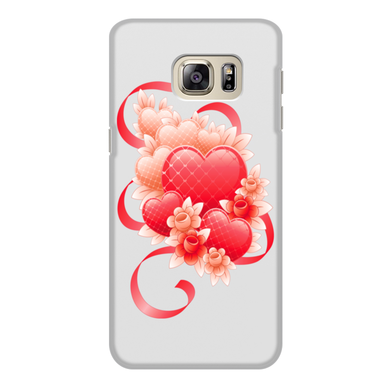 Printio Чехол для Samsung Galaxy S6 Edge, объёмная печать Любимой на 14 февраля