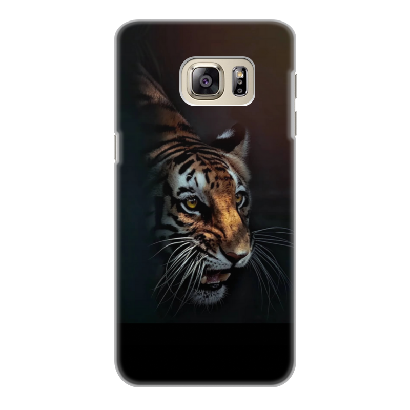 Printio Чехол для Samsung Galaxy S6 Edge, объёмная печать Тигры printio чехол для samsung galaxy s6 edge объёмная печать пёстрый медведь